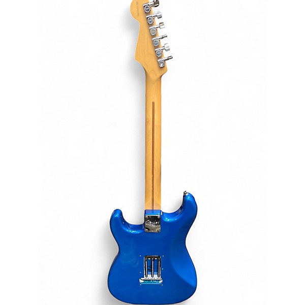 Used Fender Standard Stratocaster Chrome Blue Solid Body Electric Guitar