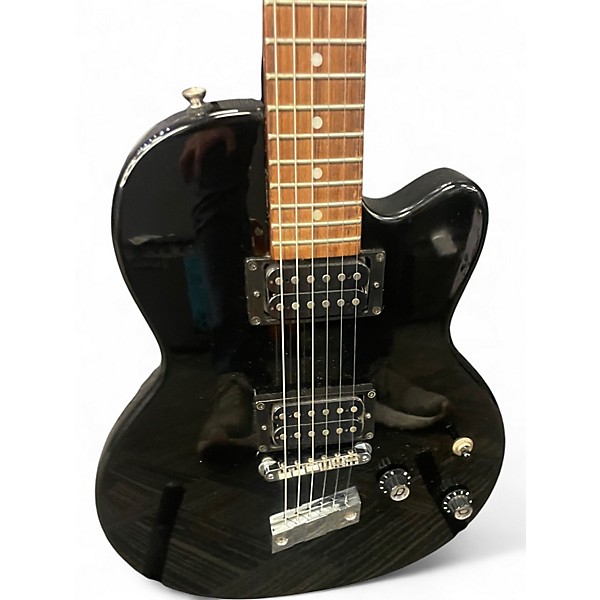 Used DeArmond M65 Black Solid Body Electric Guitar