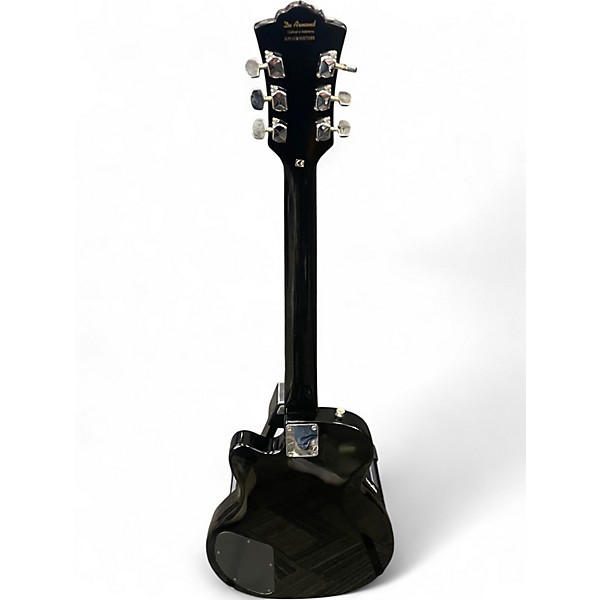 Used DeArmond M65 Black Solid Body Electric Guitar