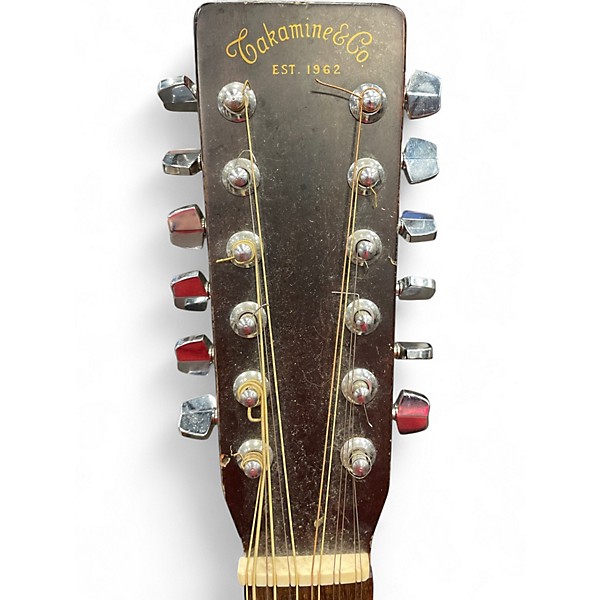 Vintage 1970s Takamine EF385 Natural 12 String Acoustic Guitar