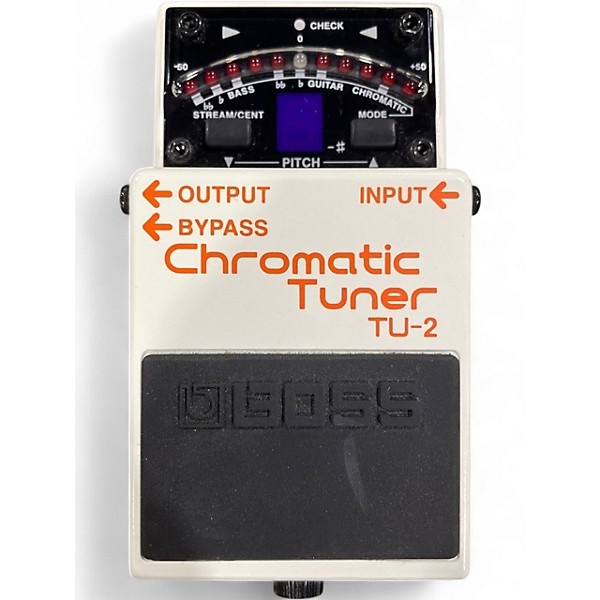 ギター BOSS Chromatic Tuner TU-2 Boss TU-2 Chromatic Tuner and Power Supply Pedal | zZounds
