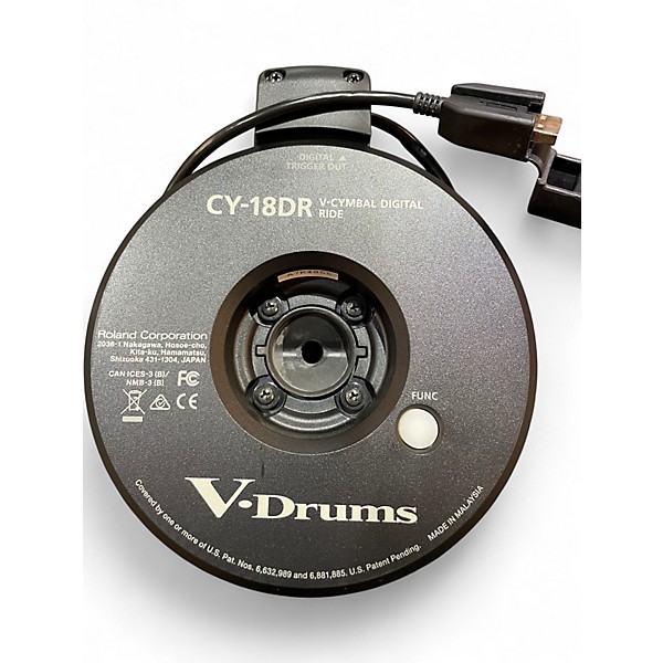 Roland CY-18DR V-Cymbal Digital Ride 18インチ ライド用Vシンバル Roland CY-18 Digital Ride Cymbal Pad for electronic drums | drum-tec