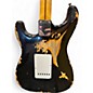 Used Fender custom shop 50's Stratocaster Relic Black/2-tone sunburst undercoat Solid Body Electric Guitar