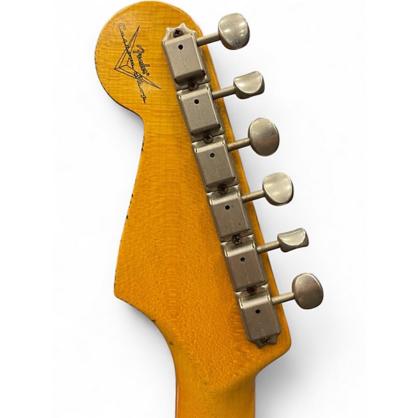 Used Fender custom shop 50's Stratocaster Relic Black/2-tone sunburst undercoat Solid Body Electric Guitar