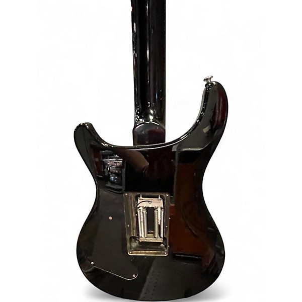 Used PRS SE Custom 24 Trans Black Solid Body Electric Guitar