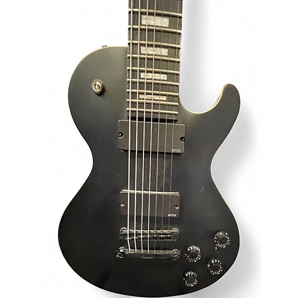 Used Dean Thoroughbred Stealth Satin Black Solid Body Electric Guitar