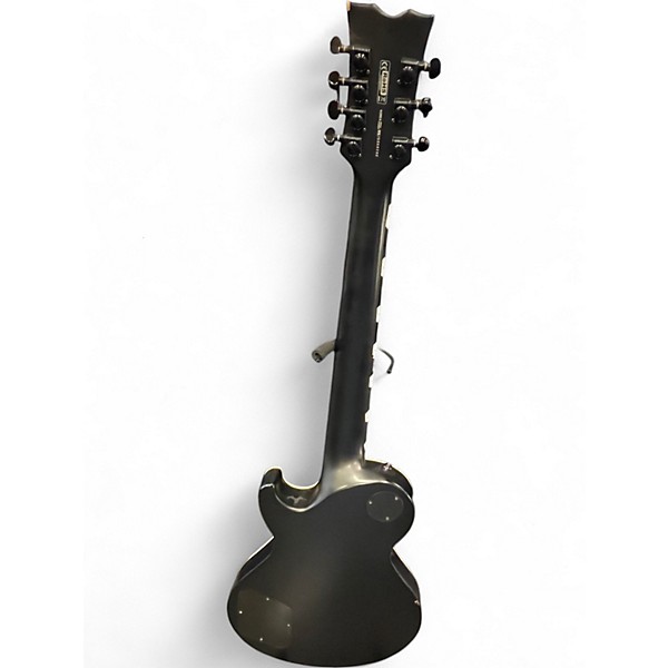 Used Dean Thoroughbred Stealth Satin Black Solid Body Electric Guitar