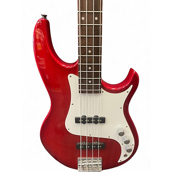Used Vantage vrb21 red Electric Bass Guitar