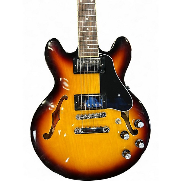 Used Epiphone ES339 Vintage Sunburst Hollow Body Electric Guitar