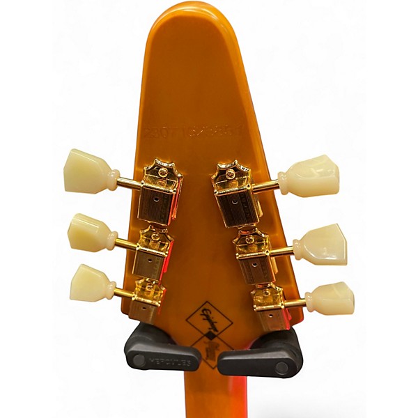 Used Epiphone 1958 Korina Flying V Outfit Aged Natural Solid Body Electric Guitar