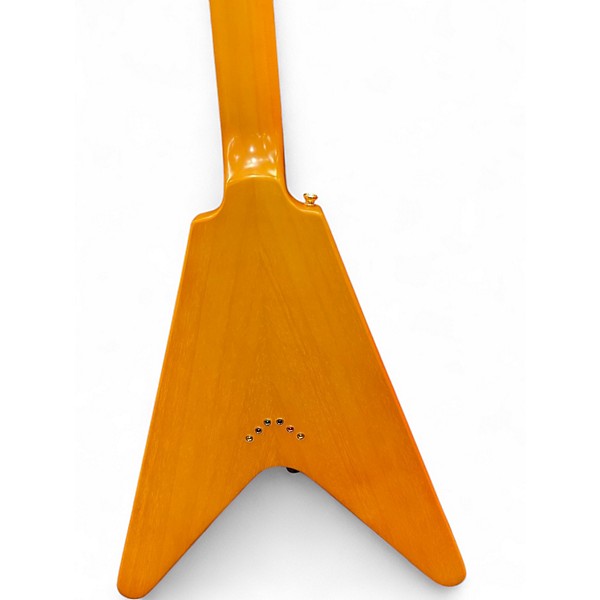 Used Epiphone 1958 Korina Flying V Outfit Aged Natural Solid Body Electric Guitar