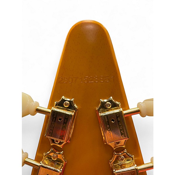 Used Epiphone 1958 Korina Flying V Outfit Aged Natural Solid Body Electric Guitar