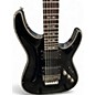 Used Schecter Guitar Research Hellraiser C1 Trans Black Solid Body Electric Guitar thumbnail