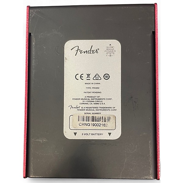 Used Fender THE TRAPPER Effect Pedal