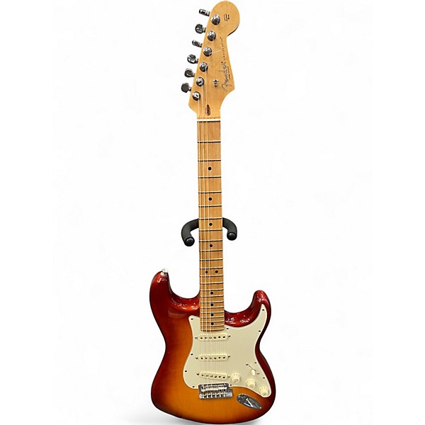 Used Fender American Performer Stratocaster HSS Natural Solid Body Electric Guitar