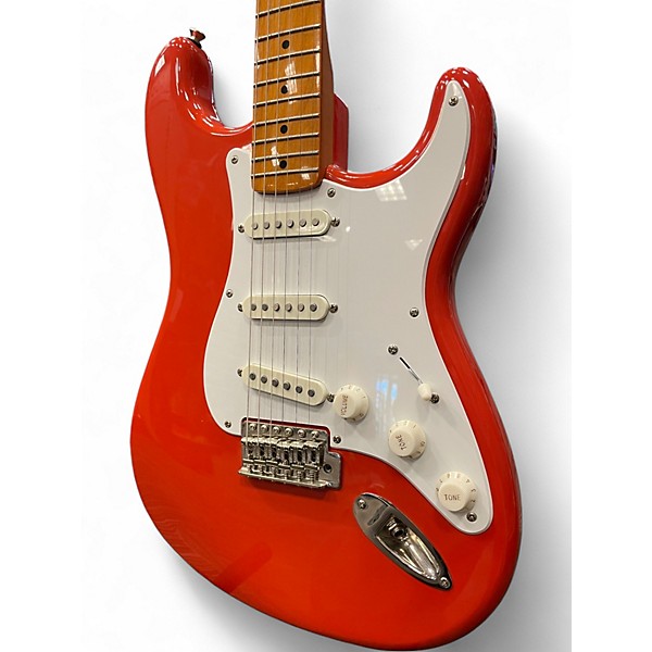 ギター squier classic vibe festa red Squier Classic Vibe '50s Stratocaster - Fiesta Red | Sweetwater