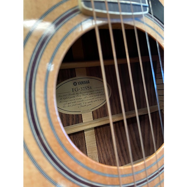 Used Yamaha FG-375Sii Natural Acoustic Guitar