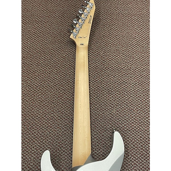 Used Ltd LTD Ken Susi KS-M-7 Evertune 7-String Silver Oyster Pearl Solid Body Electric Guitar