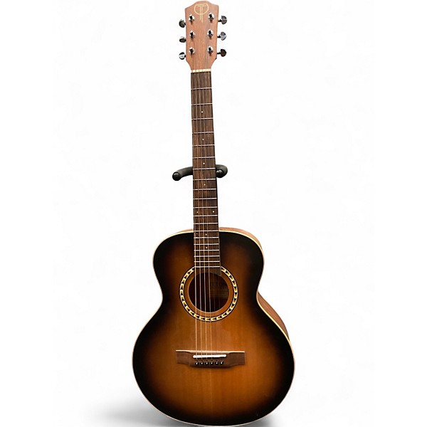 Used Teton str100dvs 3 Tone Sunburst Acoustic Electric Guitar