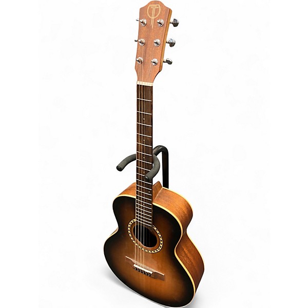 Used Teton str100dvs 3 Tone Sunburst Acoustic Electric Guitar
