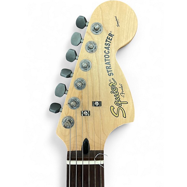 Used Squier obey stratocaster Custom Graphic Solid Body Electric Guitar