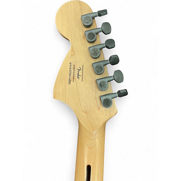 Used Squier obey stratocaster Custom Graphic Solid Body Electric Guitar