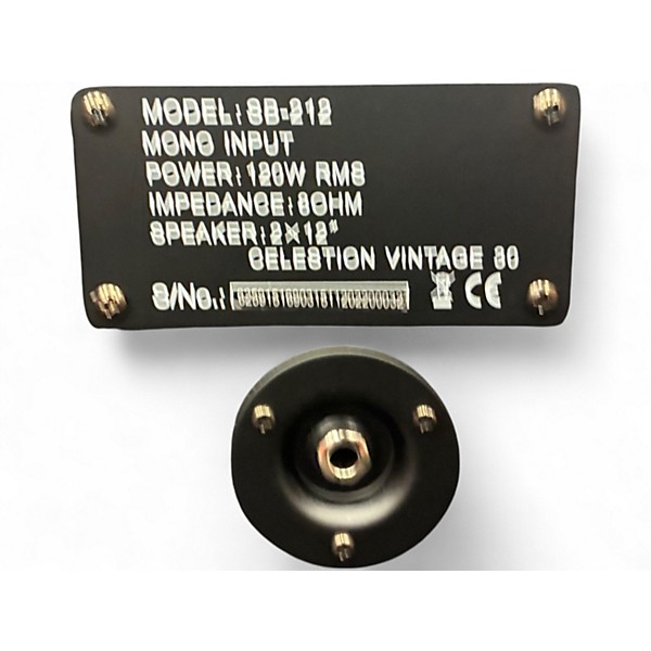 Used Stage Right SB212 CAB W CELESTIAN VINTAGE 30 SPEAKERS Guitar Cabinet