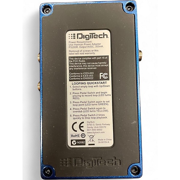 Used DigiTech JamMan Solo Looper Pedal