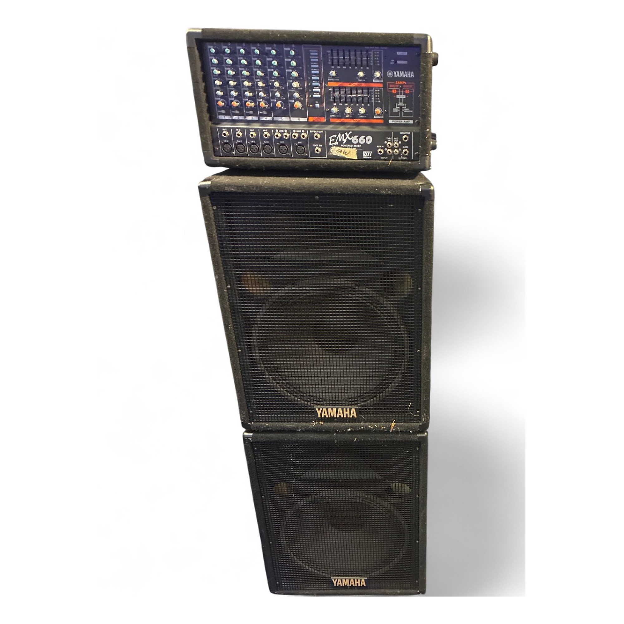 Used Yamaha EMX660 PA Package Sound Package | Guitar Center