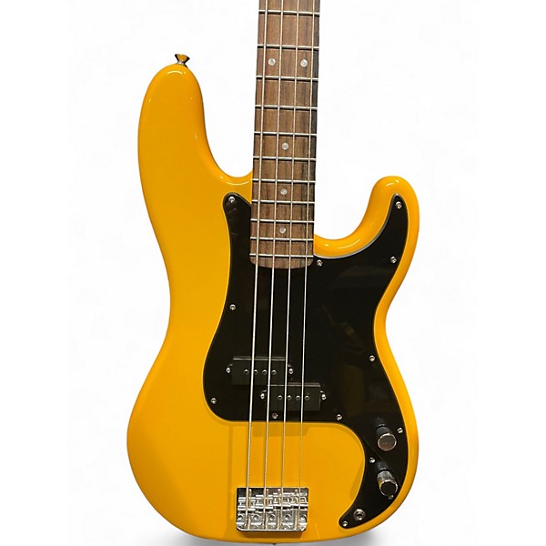 Used Markbass MB PB Yellow Electric Bass Guitar