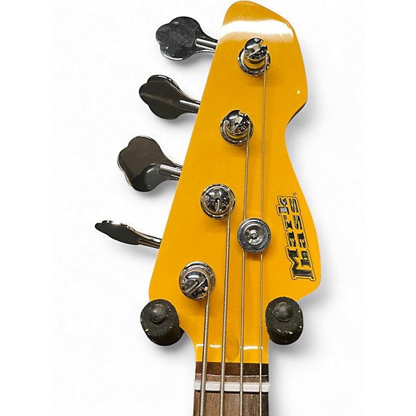 Used Markbass MB PB Yellow Electric Bass Guitar