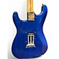 Used Fender Deluxe Stratocaster Sapphire Blue Trans Solid Body Electric Guitar