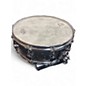 Used DW 5.5X14 Jazz Series Snare Black and Silver Drum thumbnail