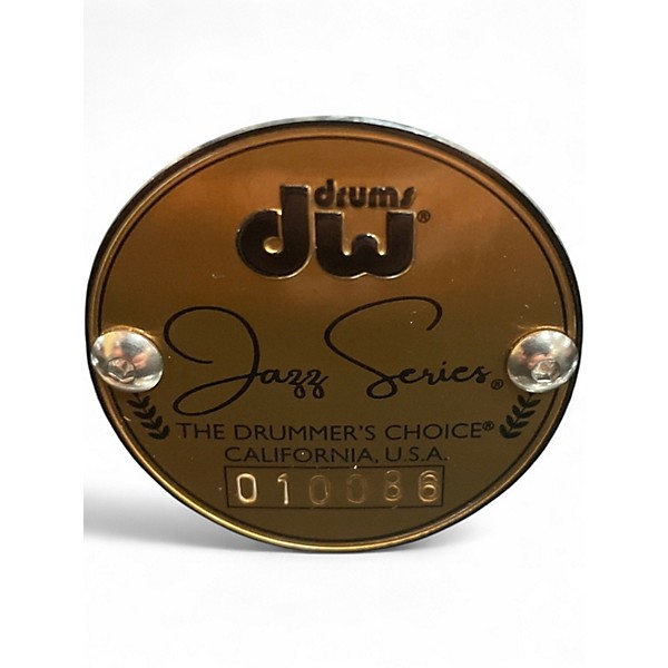 Used DW 5.5X14 Jazz Series Snare Black and Silver Drum