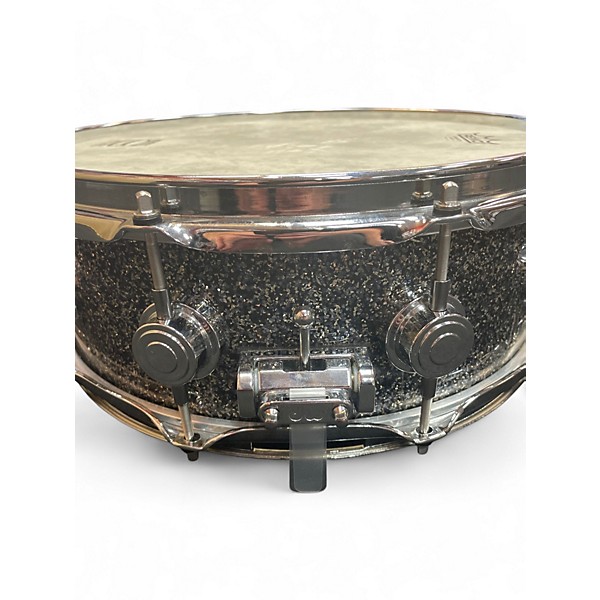Used DW 5.5X14 Jazz Series Snare Black and Silver Drum