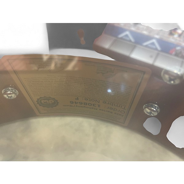 Used DW 5.5X14 Jazz Series Snare Black and Silver Drum