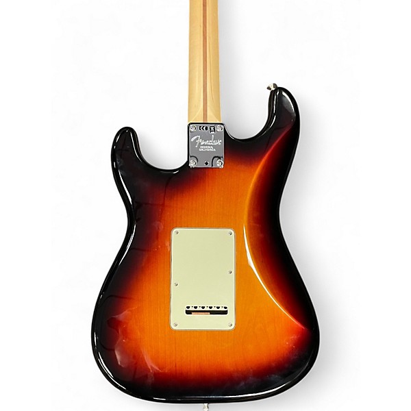 Used Fender American Professional Stratocaster SSS 2 Tone Sunburst Solid Body Electric Guitar