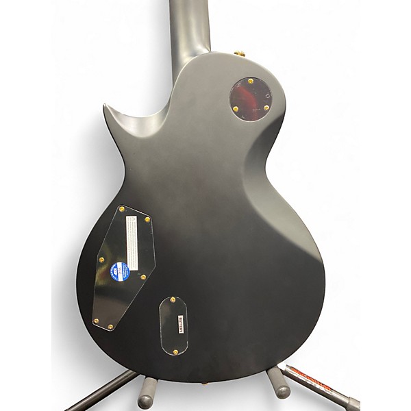 Used ESP LTD EC1000 Deluxe Vintage Black Solid Body Electric Guitar