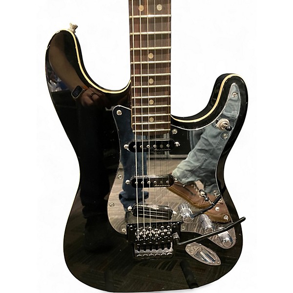 Used Fender Stratocaster Tom Morillo Black Solid Body Electric Guitar