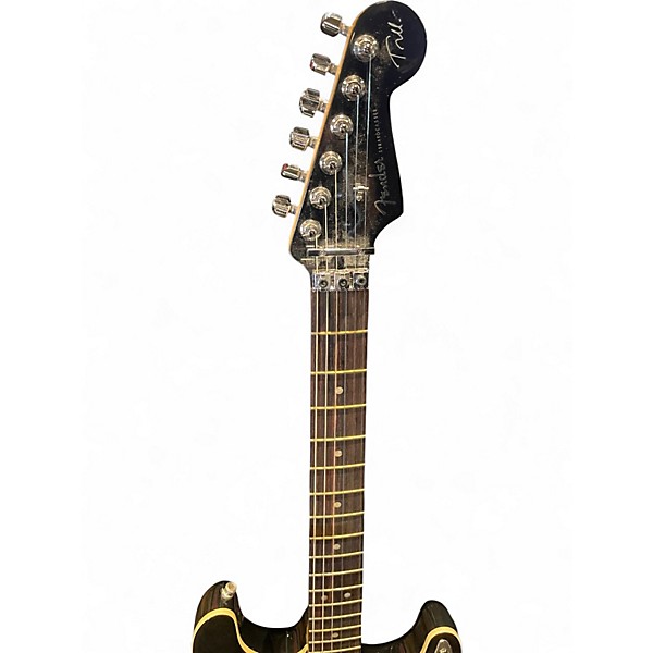 Used Fender Stratocaster Tom Morillo Black Solid Body Electric Guitar