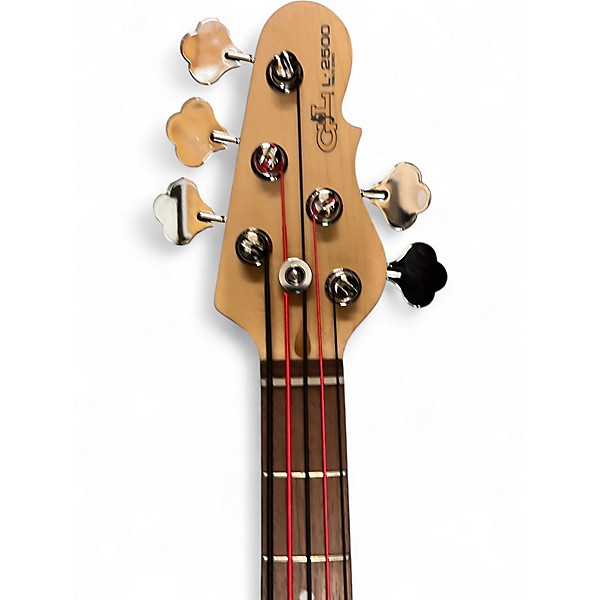 Used G&L Tribute L2500 5 String Tobacco Burst Electric Bass Guitar