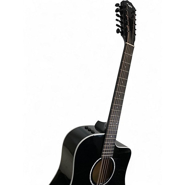 Used Taylor 250ce Black 12 String Acoustic Electric Guitar