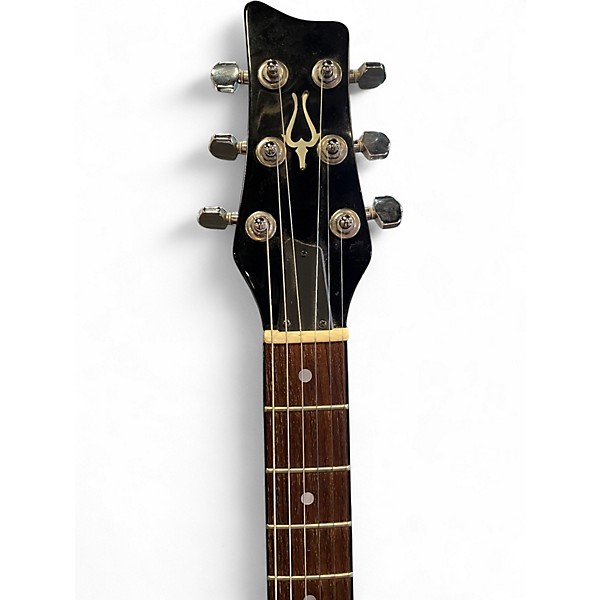 Vintage 1980s Daion Savage White Solid Body Electric Guitar