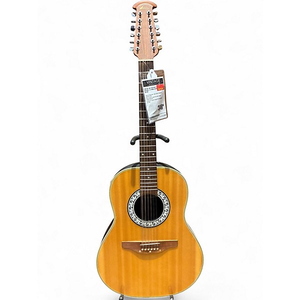 Vintage 1981 Ovation CC15 Natural 12 String Acoustic Guitar