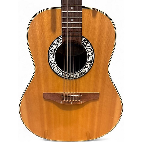 Vintage 1981 Ovation CC15 Natural 12 String Acoustic Guitar