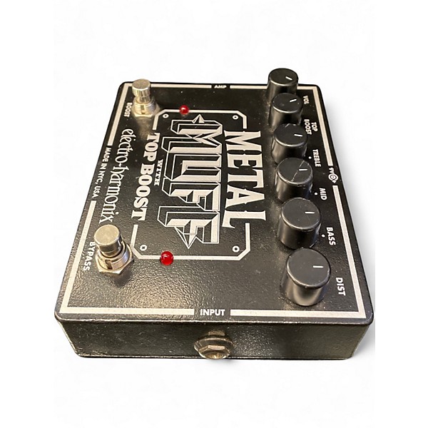 Used Electro-Harmonix Metal Muff Distortion With Top Boost Effect Pedal