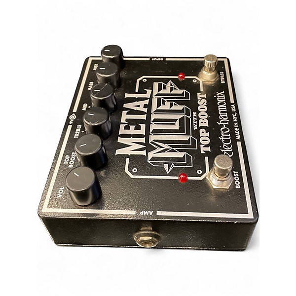 Used Electro-Harmonix Metal Muff Distortion With Top Boost Effect Pedal