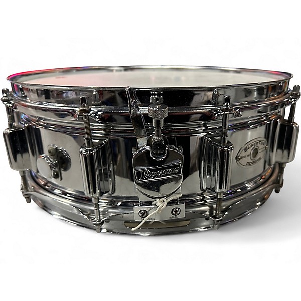 Vintage 1970s Rogers 14in Superten Chrome Drum