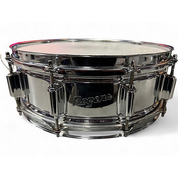 Vintage 1970s Rogers 14in Superten Chrome Drum