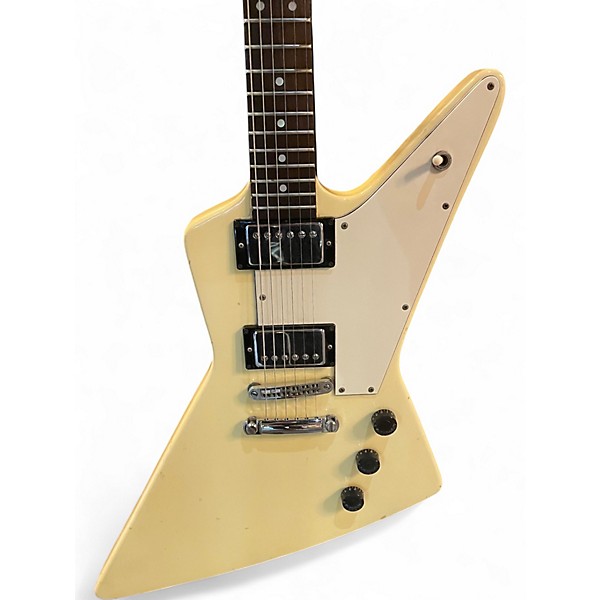 Vintage 1978 Greco EXPLORER White Solid Body Electric Guitar